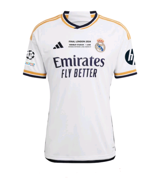 Real Madrid 2023/2024 home kit UCL final version