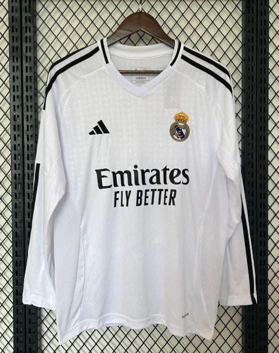 Real Madrid 24/25 Home kit (long sleeve)