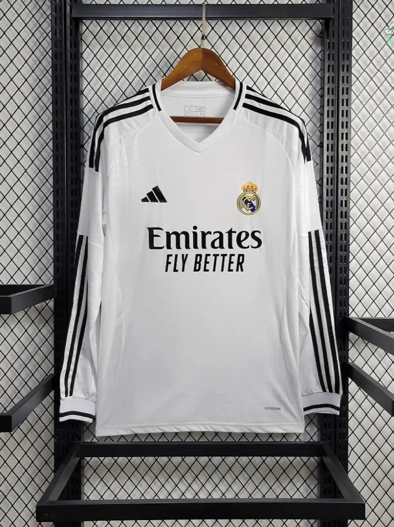 Real Madrid 24/25 Home kit (long sleeve)