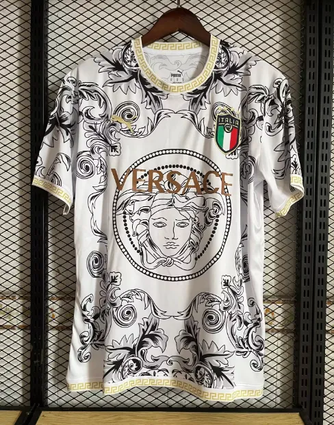 Italy x Versace Lifestyle White - Foot Jersey Now