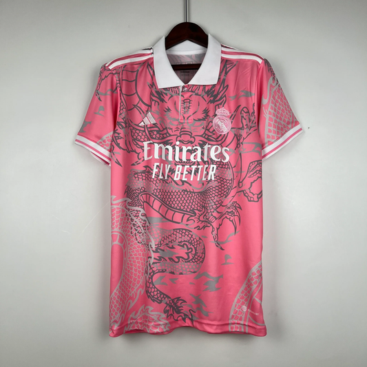 Real Madrid 2022/2023 Pink Dragon - Foot Jersey Now
