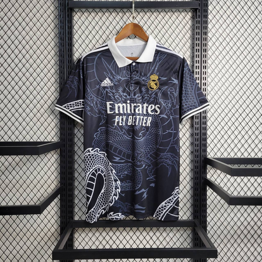 Real Madrid 22/23 Black Dragon Version (Rare) - Foot Jersey Now