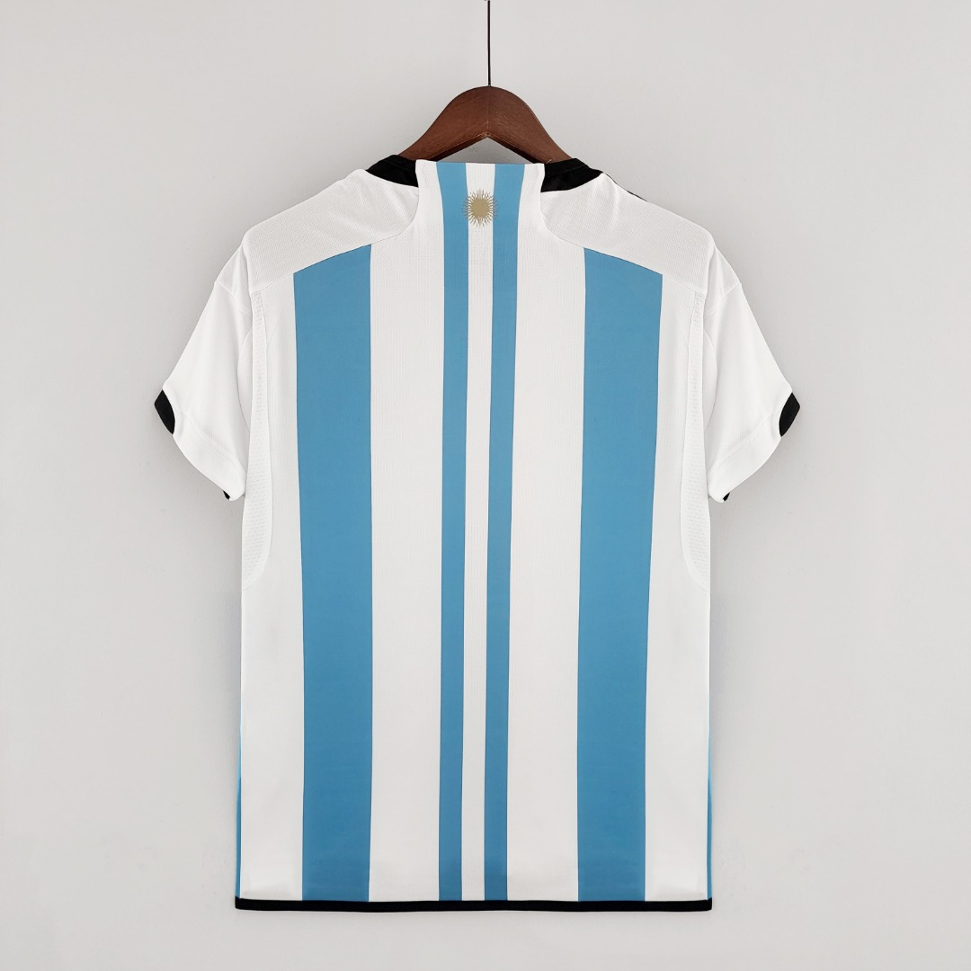 Argentina 22/23 World Cup home shirt (3 Stars) - Foot Jersey Now