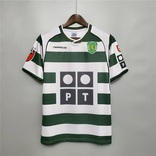 Sporting CP 2001/2003 Retro Home Jersey Ronaldo - Foot Jersey Now