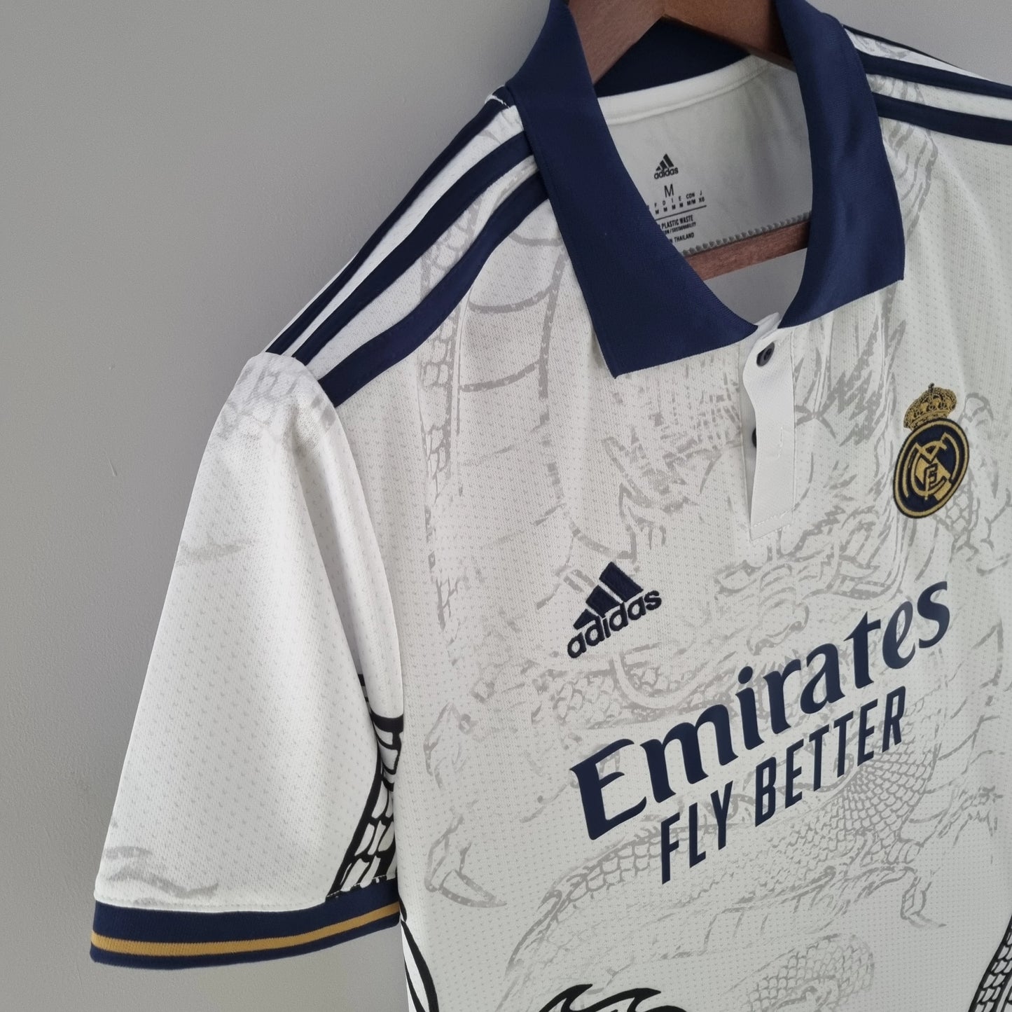 Real Madrid Dragon White Jersey - Foot Jersey Now