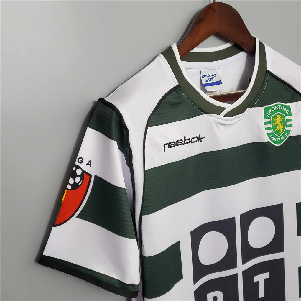 Sporting CP 2001/2003 Retro Home Jersey Ronaldo - Foot Jersey Now